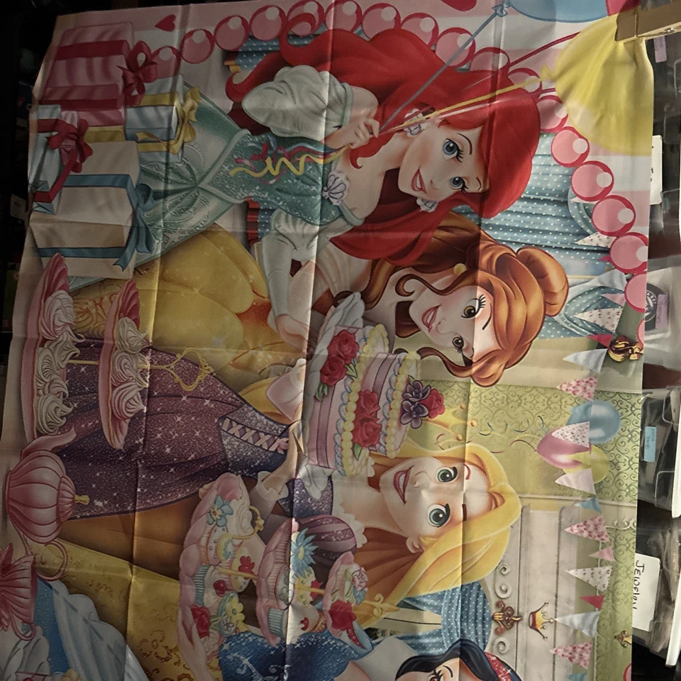 5X3英尺公主横幅生日派对背景特色白雪公主,空中, — 第 2/4 张图片