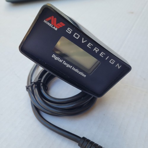 Minelab Sovereign Metal Detector Idetification digital Numbered Meter