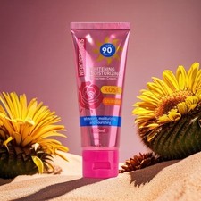 SPF 90 Sunscreen BB Cream with Rose Extract Long Lasting Natural Coverage