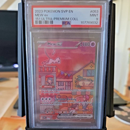 Mew ex SVP053 151 Special Illustration Promo Pokemon Card PSA 9 ✅