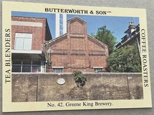 Butterworth Tea Card, #42,GREENE KING BREWERY,HISTORIC BURY SAINT EDMUNDS