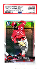 2018 Bowman Chrome REFRACTOR TAYLOR TRAMMELL RC Rookie Card PSA 10 GEM MINT