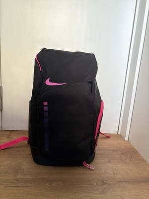 Nike Elite Rucksack Schwarz-Pink   Sportlicher Look & Laptopfach  Neu mit Etiket