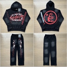 HELLSTAR Men s L 2pc Black/Red Graphic Logo F...