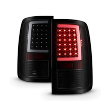 For 2013-2018 Dodge Ram 1500 2500 Black Smoked LED Tube Tail Lights Brake Lamps