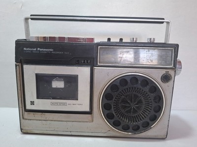 Vintage National Panasonic 3 Band Radio Cassette Recorder 543