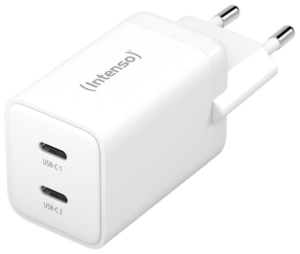 Intenso Usb-LadegeräT W40CC, 2 X USB-C, Gan, 40 Watt-image