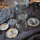 Vintage Pyrex Flameware 7826-B Glass 6 cup Stovetop Coffee Percolator Complete