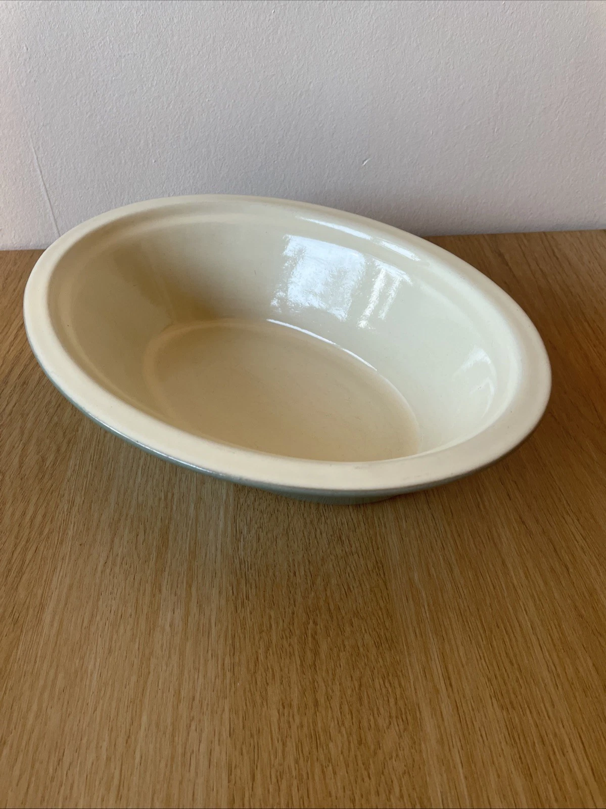 Denby Manor Green Vintage 1-Pint Oval Deep Pie Dish