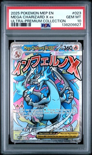 Pokemon Promo 023 MEGA CHARIZARD X EX PSA 10 024 ORICORIO EX PSA