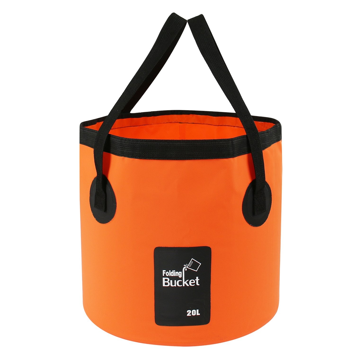Folding Bucket Foldable Camping Storage Container Collapsible Bucket 20L