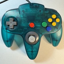 OEM Nintendo 64 Ice Blue Controller New Tight Stick Tested Authentic Funtastic