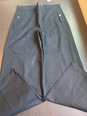 C'est Bon Lancaster Pants Black Women's Size XL Wide Leg Baggy