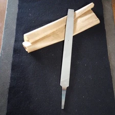 1 Vintage Johnson Bastard Flat Hand File 10"  Length Made In USA NOS