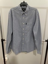 abercrombie  fitch Men  s Button Down Long Sleeve Shirt Size Medium 100 Cotton