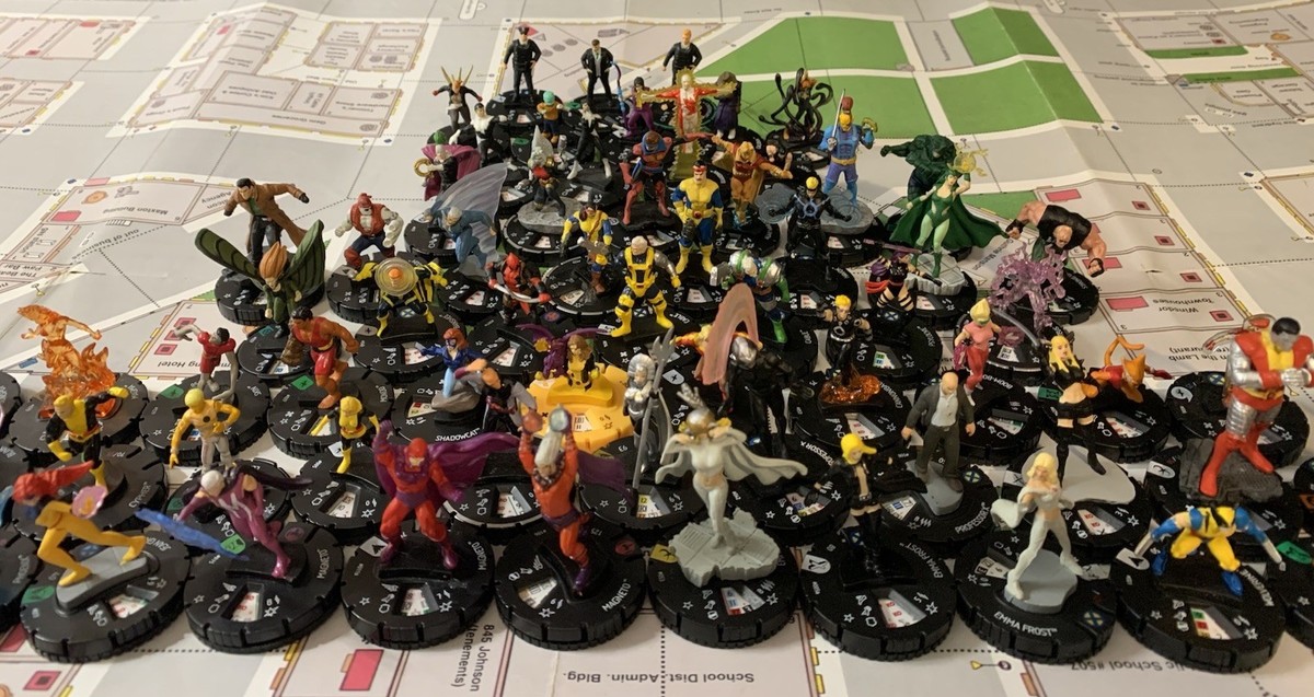Marvel X-Men Heroes Lot 81 Total - HeroClix Miniatures (w Marvel X-Men Heroes Lot 81 Total - HeroClix Miniatures (w