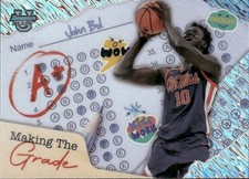 2024-25 Bowman's Best U #MG-16 John Bol Making the Grade Shimmer Refractors