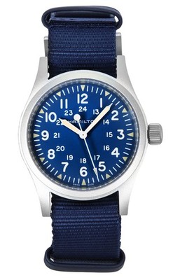Hamilton Khaki Automatic Blau Zifferblatt Casual H69439940 50M Herrenuhr
