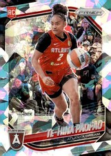 TE-HINA PAOPAO RC 2025 Panini Prizm WNBA Cracked Ice #61 ROOKIE Basket ID:160178