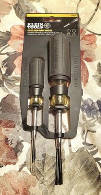 Klein Tools Slotted Screw Holding Driver Kit, 3/16 in. and 1/4 in.