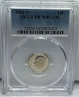2002-S Roosevelt Proof Dime **PCGS PR70 DCAM**