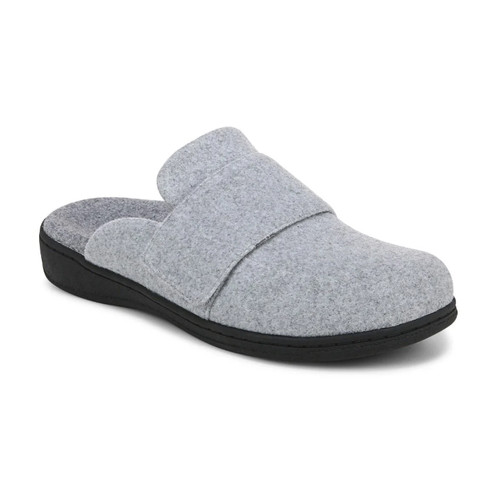 HOT SELLING Vionic Shoes Gemma II Mule Slippers - Light Grey Flannel