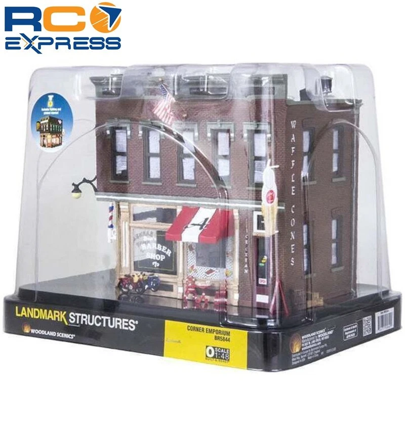 Woodland Scenics O Built-Up Corner Emporium WOOBR5844 - Image 3 of 3