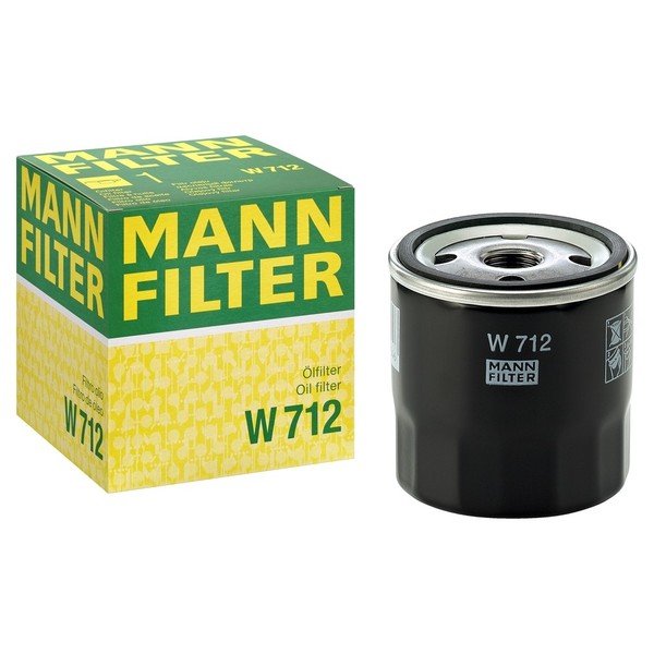 Original Mann-Filter ÖLfilter Oelfilter W 712 Oil Filter-image