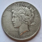 1927 d peace silver dollar semi key date