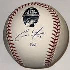Christian Yelich "Yeli" signed 2018 NL MVP Logo Baseball MLB Brewers JSA & USASM