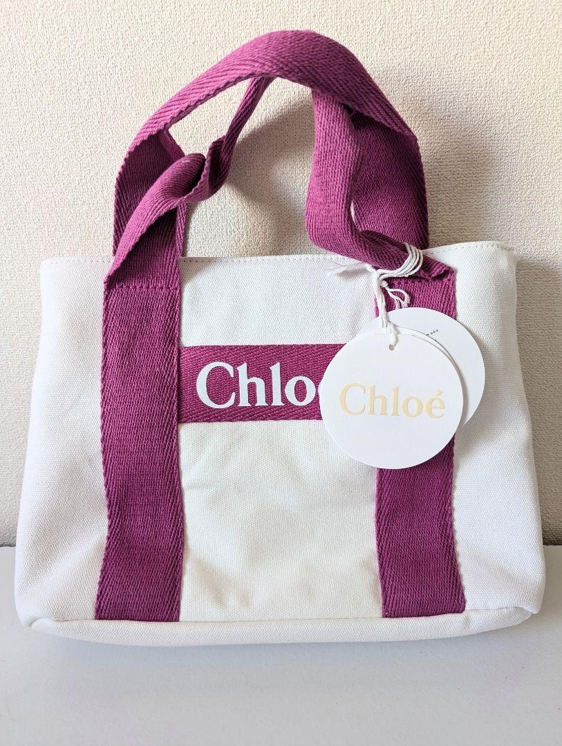 Chloe Authentic White Pink Leather Suede 2-Way Shoulder Crossbody Bag