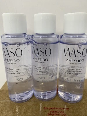 X3 SHISEIDO GINZA TOKYO WASO FRESH JELLY LOTION - 1.6 OZ/50 ML - NEW