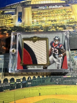 Arian Foster 2011 Topps Supreme Football Jumbo Patch 5/5 eBay 1/1   TEXANS  