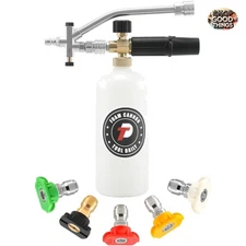 1 Liter Foam Cannon with Dual Nozzle Connection – Ideal for Car Washing & More