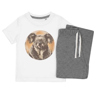 Kinder Nachtwäsche-/Pyjama-Set ''Koala Portrait'' (KP053255)