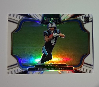 #12/35 Tetairoa McMillan 2025 Panini Select White Prizm Field Level SSP RC #444