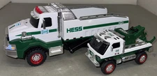 Hess Truck 2017 Dump Truck and 2019 Mini Tow Truck Combo