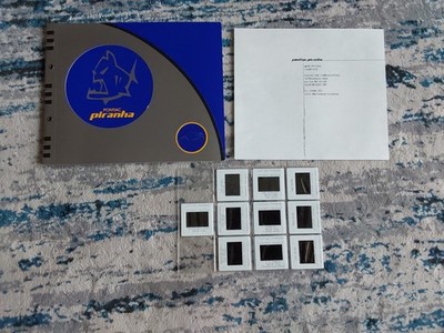 2000 PONTIAC PIRANHA CONCEPT CAR VEHICLE PRESS KIT BOOK w/ PHOTO SLIDES