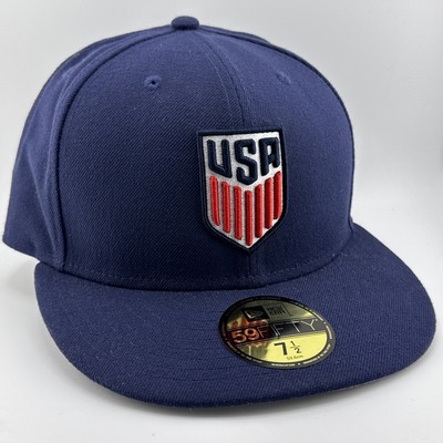 Team USA National Soccer Team Patriotic Trim New Era 59Fifty