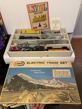 Vintage 60s Lionel Steam Freight w/ Smoke O27 Electric Train 11540 Set in Box