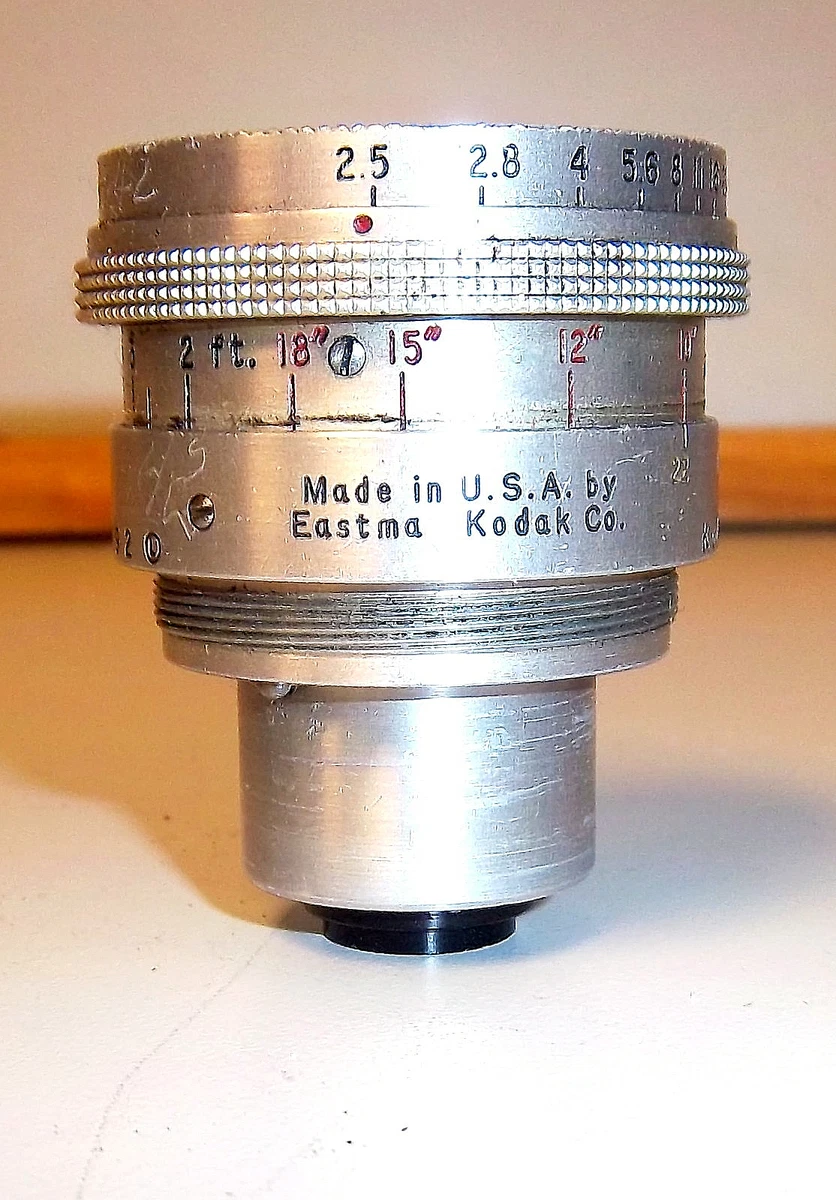 Kodak Cine Ektar Lens 15mm f:2.5. S Mount Used Good. | eBay