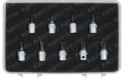 SWSTAHL Steckschlüsselsatz IP/4-SET Chrom-Vanadium-Stahl Premium