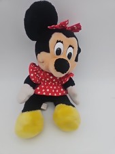 Vintage Minnie Mouse 12" Plush Walt Disney World Disneyland Spot On Nose