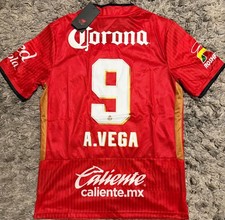 Toluca F.C 2025/26 Alexis Vega BICAMPEÒN  Home Red Jersey S-4X PLEASE READ DESCR