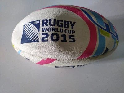 Ballon Rugby Gilbert Taille 5 Coupe du Monde 2015 Rugby World Cup Supporter Ball - Photo 1/3