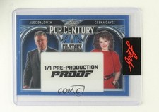2024 Leaf Metal Pop Century Co-Stars 2 1/1 Alec Baldwin Geena Davis 5m1