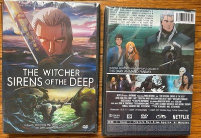 The Witcher: Sirens Of The Deep (2025) Brand New, Sealed, DVD