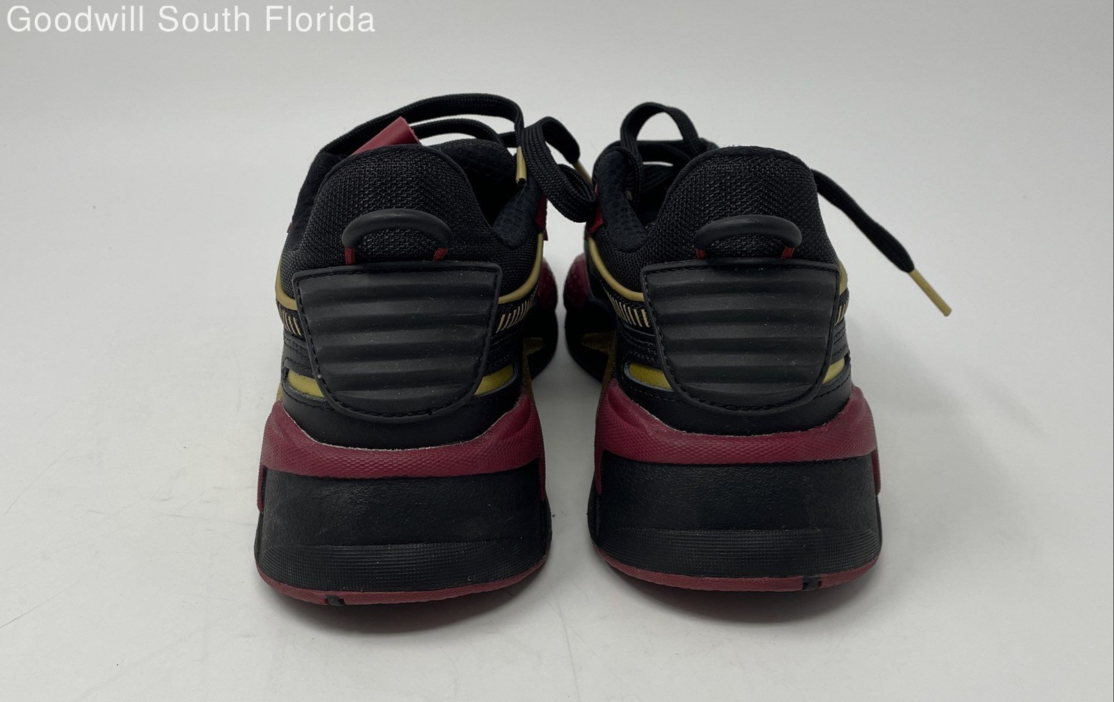 Puma Womens RS-X Glitz 385088-01 Black Red Lace-Up Running Shoes Size 7 thumbnail 4