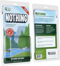 Nothing Gift - Funny Gag Gift for Dad, Mom, Women & Men Who Want Nothing or Have
