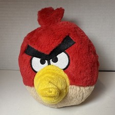 Angry Birds 6" Red Bird Plush Toy 6 Inch 2010 Commonwealth
